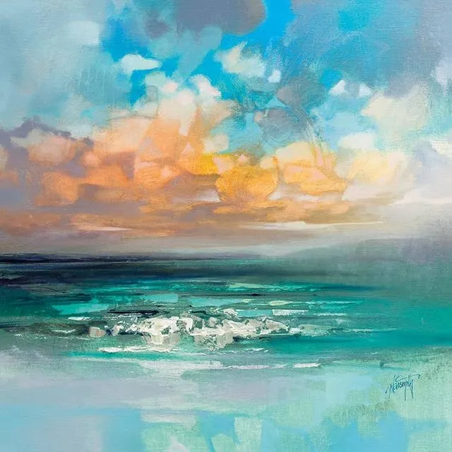 Scott Naismith (Hebridean Waters) - WDC101321, 40 x 40cm Canvas - Small