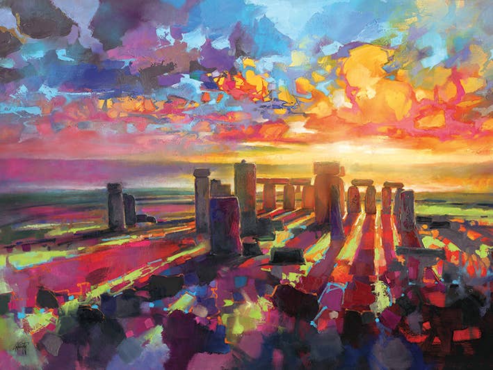 Scott Naismith (Stonehenge Equinox) - WDC100654, 60 x 80cm Canvas - Large