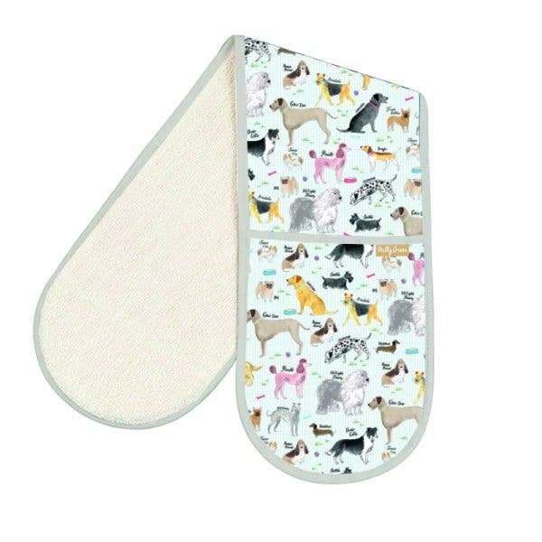 Debonair Dogs Double Oven Gloves - 100% Recycled Cotton