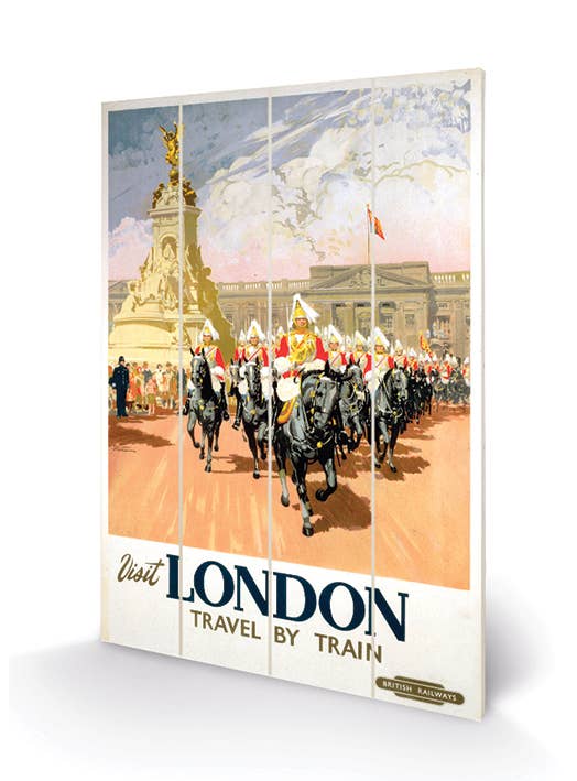 London (12)  Wood Prints - Small SW - TAG SMALL WOODEN PANEL, 40 x 59cm, Wood Prints - Small
