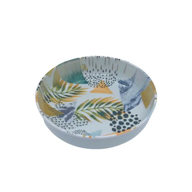 Ø 15 cm Porcelain Pasta Bowl, Forest Colour, Nature Style | Bascuda