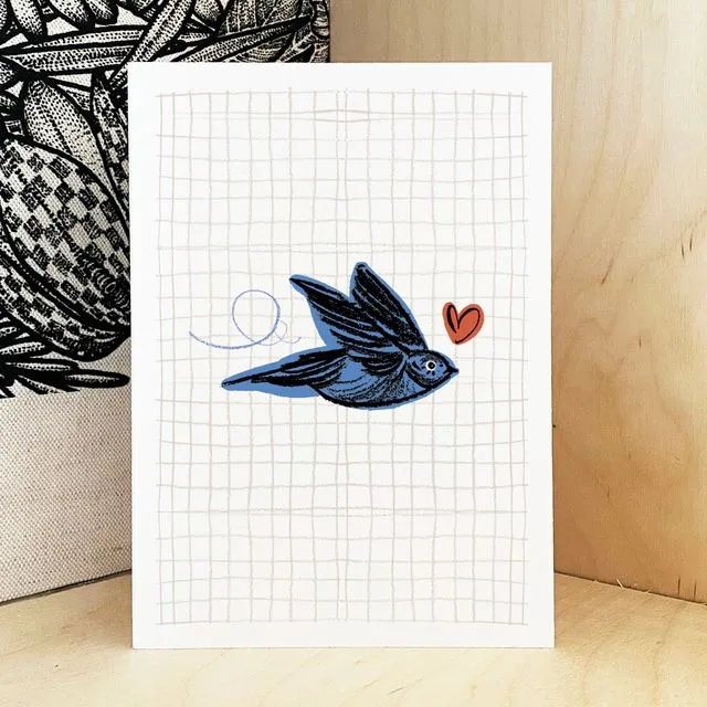Lovebird Print A5