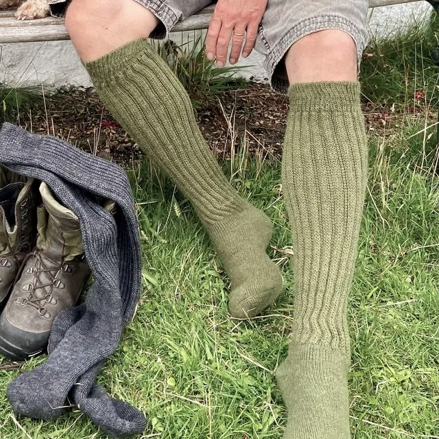 Men's Alpaca Knee Socks