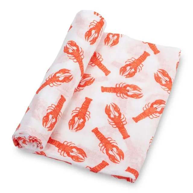 Lobster Roll Baby Swaddle Blanket