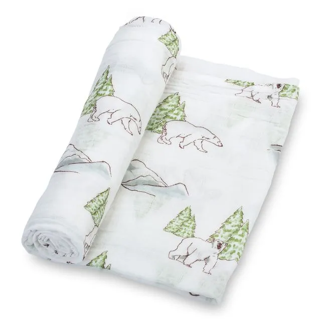 Chill Out Polar Bear Baby Swaddle