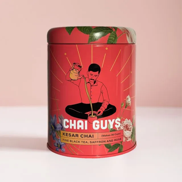 Chai Guys Kesar Chai (Tea) Tin