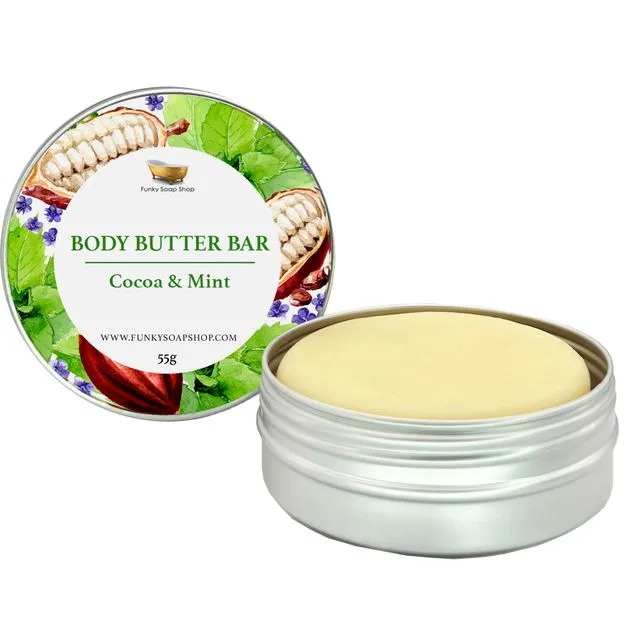 Body Butter Bar - Cocoa & Mint, 55g