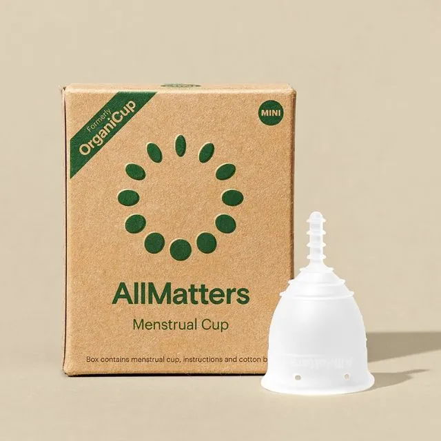 AllMatters Menstrual Cup Size Mini, (Formerly OrganiCup)