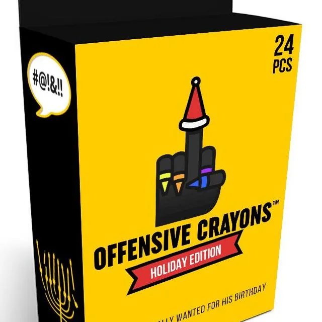 Holiday Offensive Crayons
