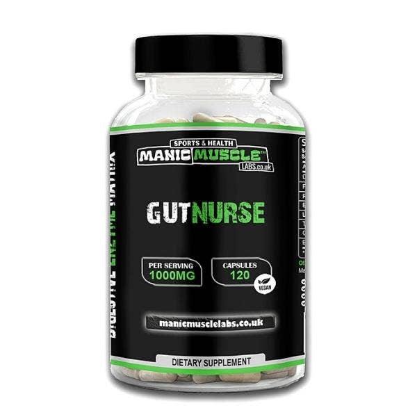 Manic Muscle Labs GUTNURSE Digestive Enzyme Matrix 120 Vegan, 1 Bottle