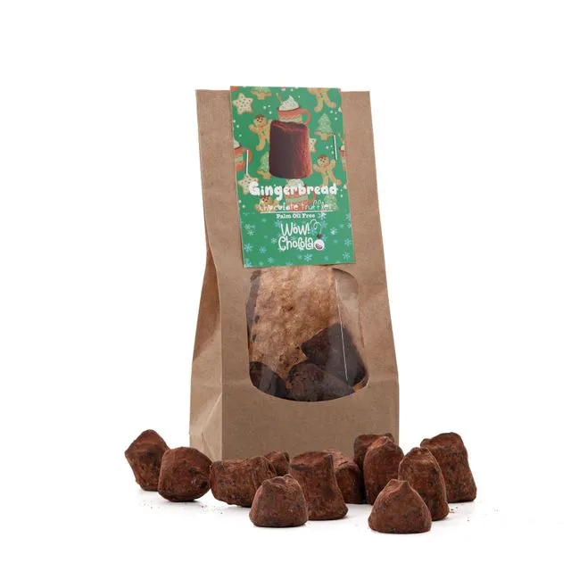 Gingerbread - 130g Christmas Retail packaging - Chocolate Truffle