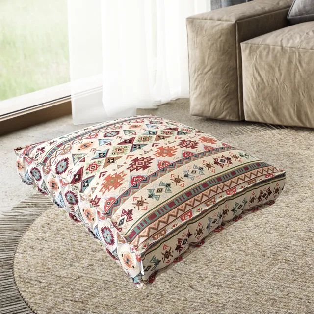 Tribal Design Floor-Cushion