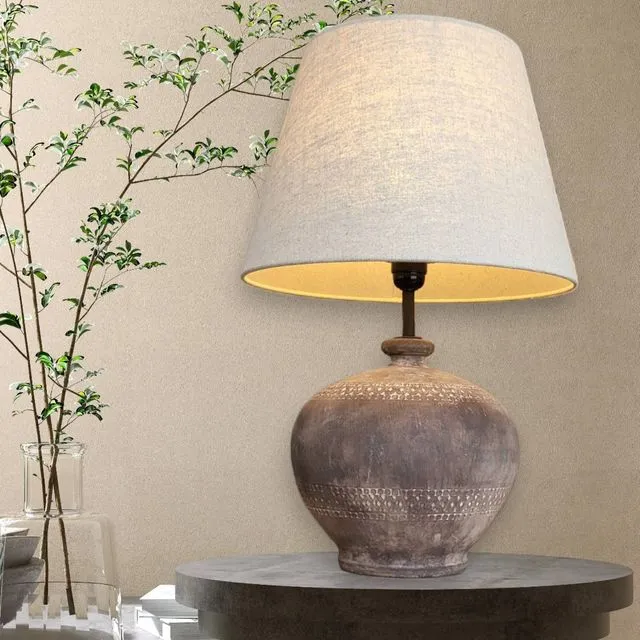Terracotta Table Lamp N°21