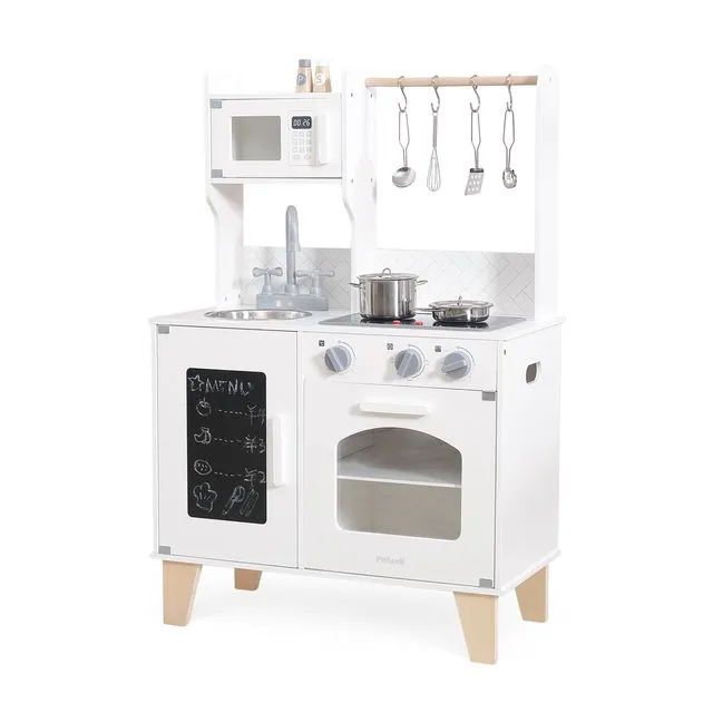 PolarB Little Chef Kitchen with Accessories, White