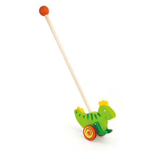 Viga Push Along Toy, Dinosaur