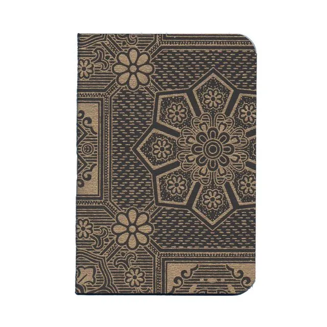 Black & Gold Handcrafted Pocket Notebook - Studio Edition