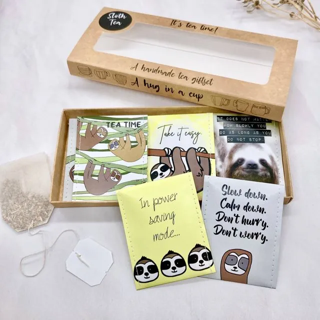 Sloth Gifts: Cute Sloth Tea Gift Set