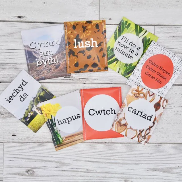 Welsh Tea Designs - 50 Loose Unboxed Tea Envelopes