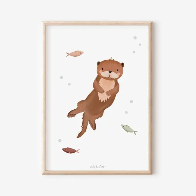 Children'S Room Poster - Otter