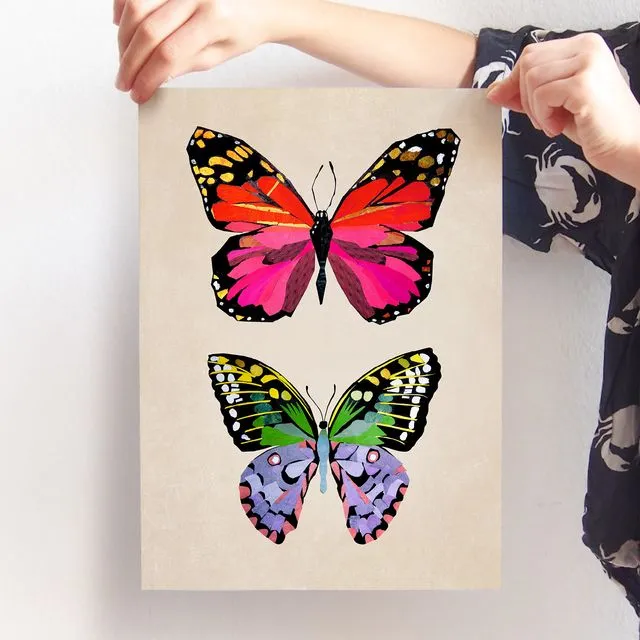 A4 picture butterflies for children and teenagers