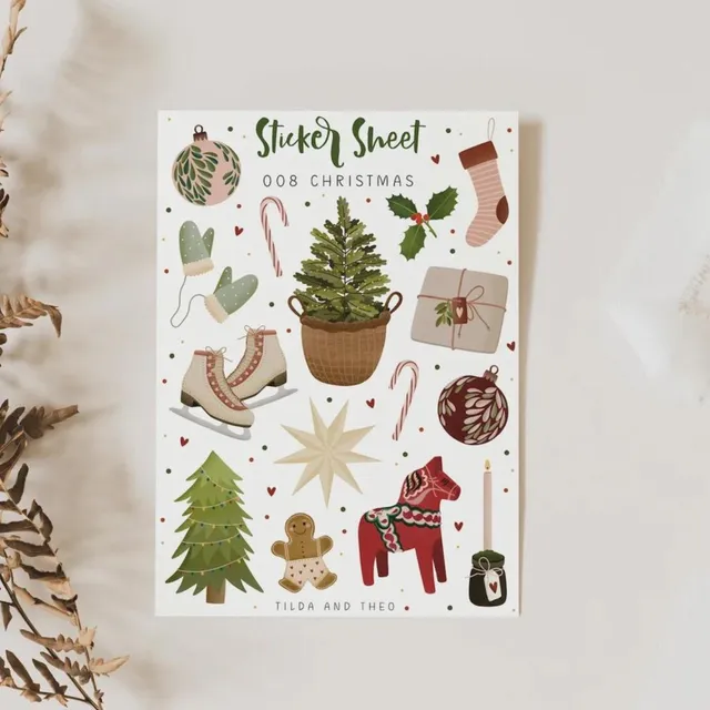 Sticker Sheet - Christmas Planner Sticker