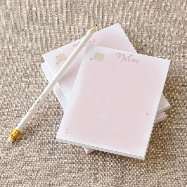 Notepad "Bear Pink" 50 sheets