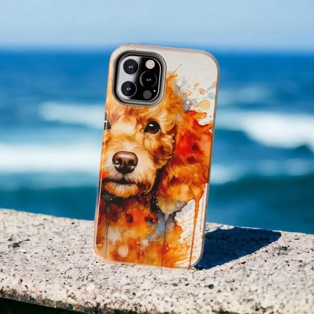 Apricot Poodle Iphone Case