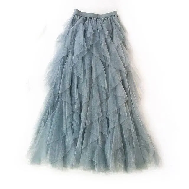 Fairy Mesh Skirt (Blue)