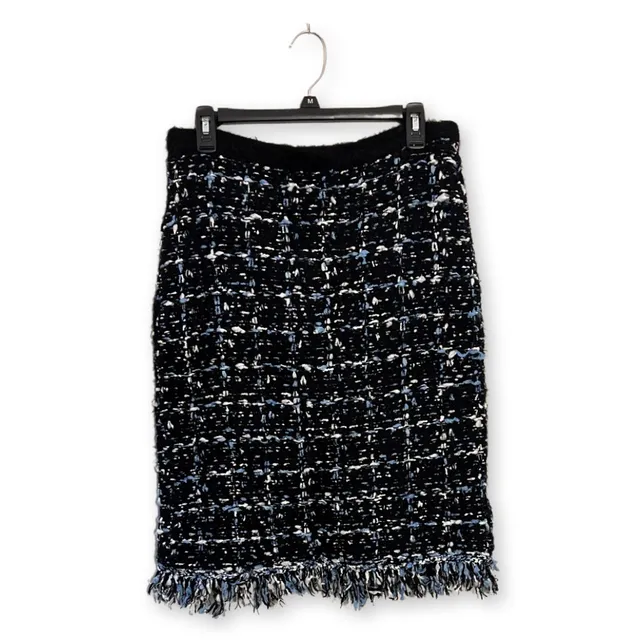 Tweed Skirt (Black.blue)