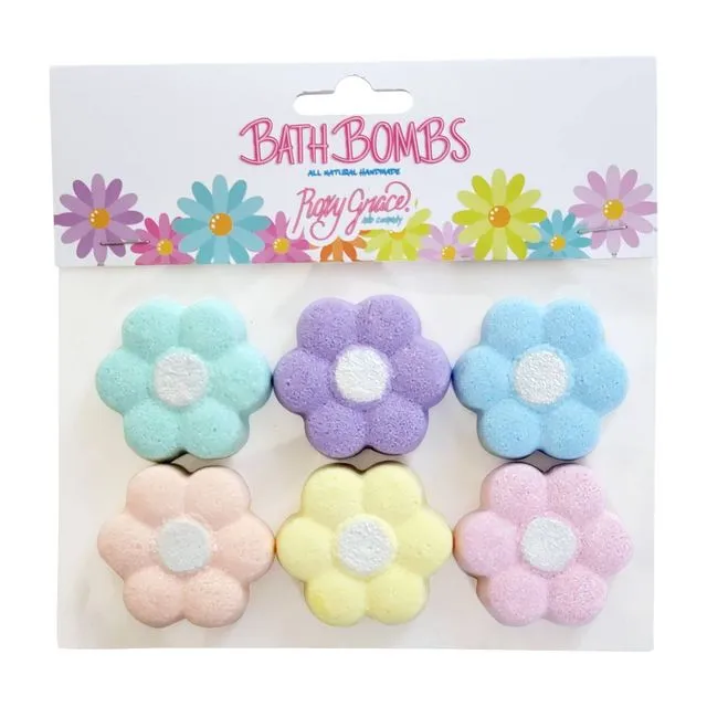 Mini Daisy Bath Bomb - Pack of 6