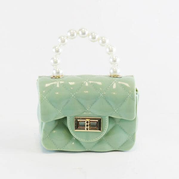 B1232  Quilted Mini Jelly Purse