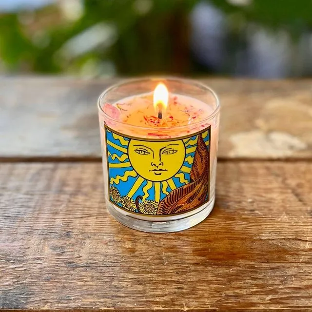 6oz Sun Tarot Candle