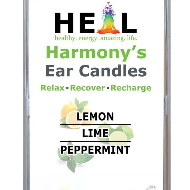 6 Pack Lemon, Lime &amp; Peppermint Ear Candles