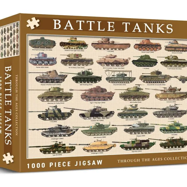 Tanks 1000 Piece Jigsaw