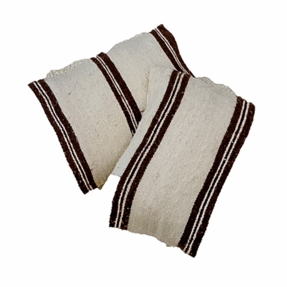 Vintage Kilim Pillow - black & brown