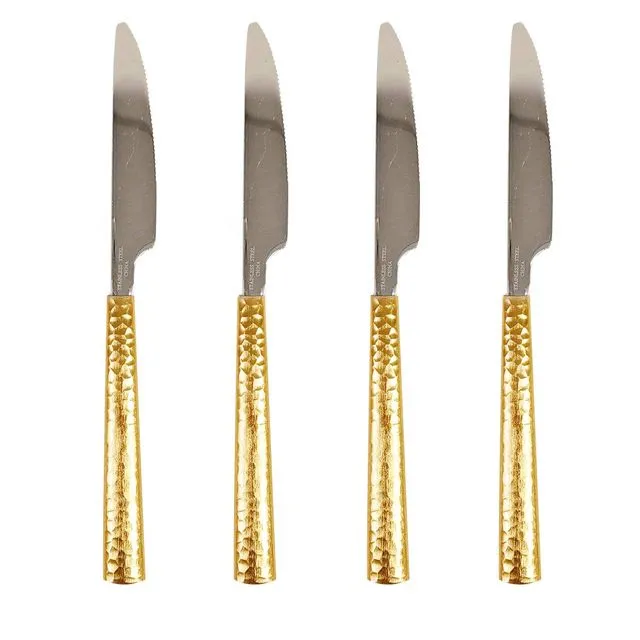 Fruit Knife (Set of 4), Gold
