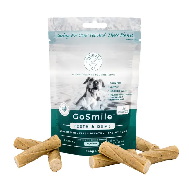 GoSmile, Teeth & Gum Health Dog Dental stick from Seaweed - Chicken Flavour - Large Pouch