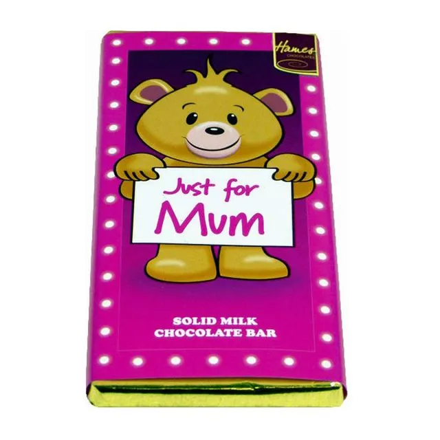 Just For Mum Milk Chocolate Bar. Outer of 6