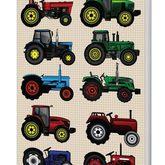 Tractor Softback Notebook (A5 Lined 120 Pages)