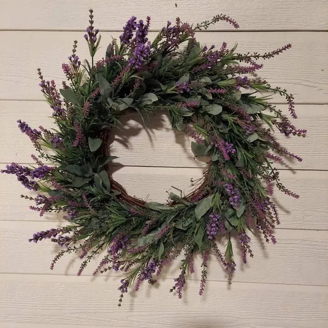 Lavender Twig Wreath