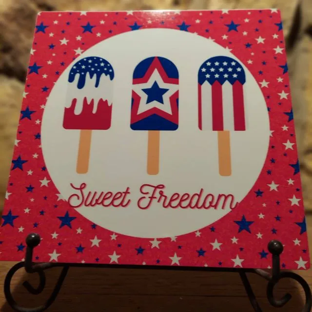 Sweet Freedom Patriotic Sign