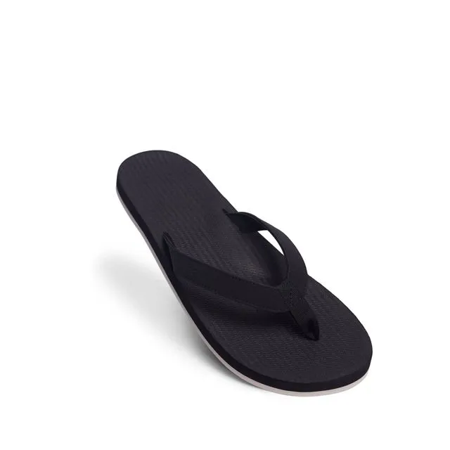 Men’s Flip Flops - Sea Salt Sole/Black - Sneaker Sole
