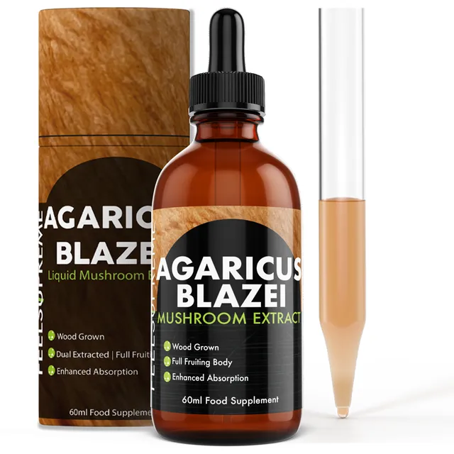 Agaricus Blazei | High Strength Liquid Mushroom Extract for Gut Health and Inflammation