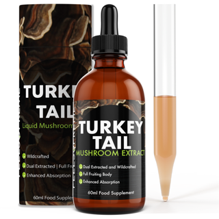 Turkey Tail | High Strength Liquid Mushroom Extract for Immunity
