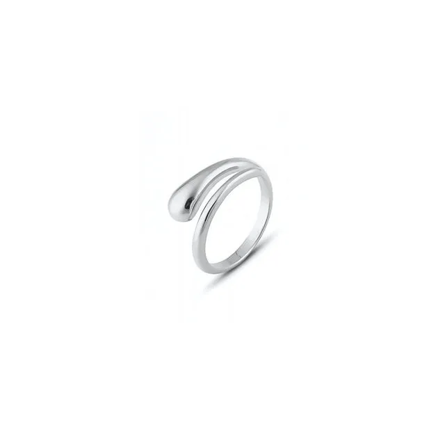Signature Sterling Silver Stacking Snake Ring in Silver