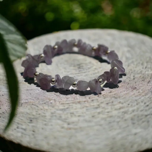 Lilac Cape Amethyst Gemstone Bracelet