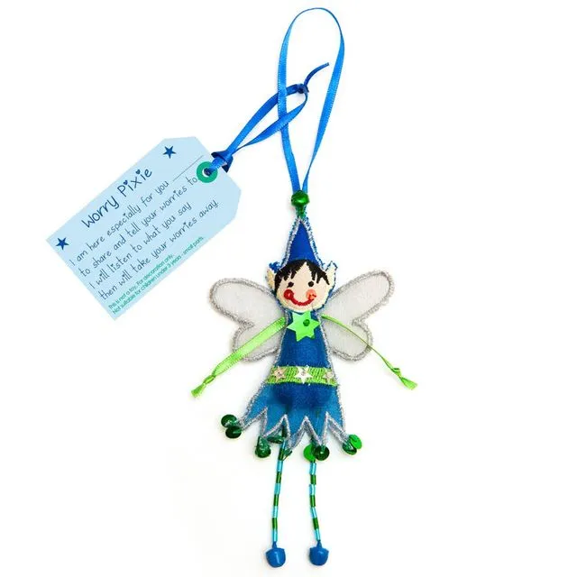 Worry Pixie' Fair Trade Keepsake Fairy Gift