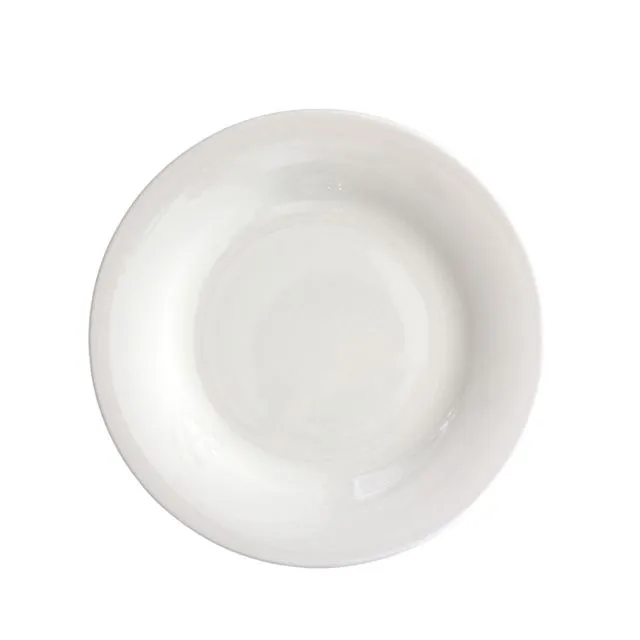 Handmade Porcelain Serving Plate & Platter - Classical Series, White, Ø 27 cm