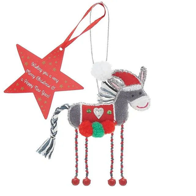 'Donkey' Nativity Fair Trade Christmas Decoration