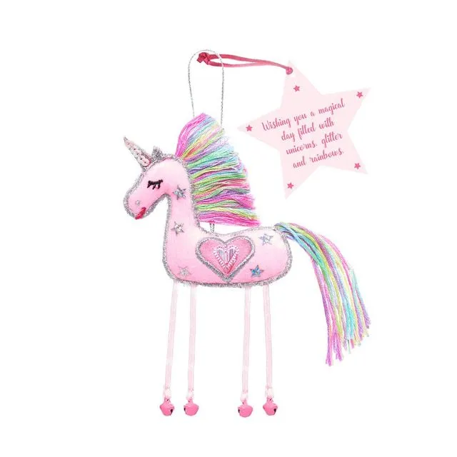 'Wishing You a Magical Day Filled With Unicorns' Unicorn